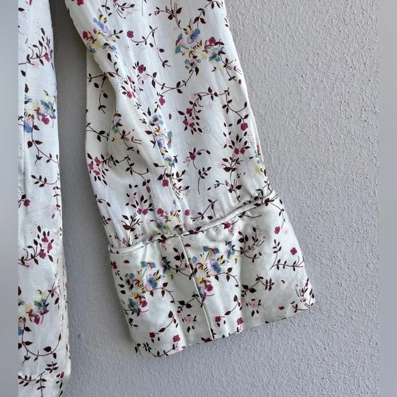 H&M | Floral Satin PJ Blouse - Picture 7 of 16